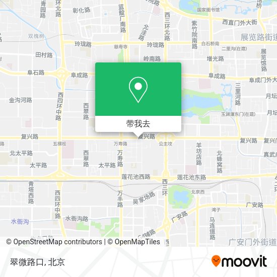 翠微路口地图