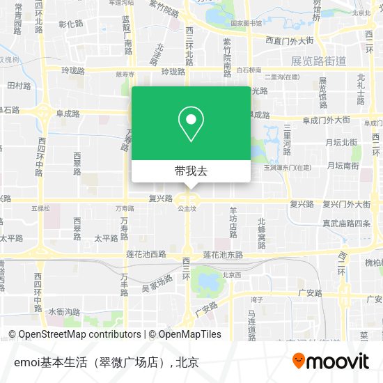 emoi基本生活（翠微广场店）地图