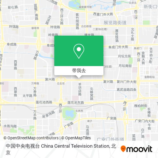 中国中央电视台 China Central Television Station地图