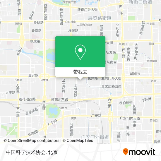 中国科学技术协会地图