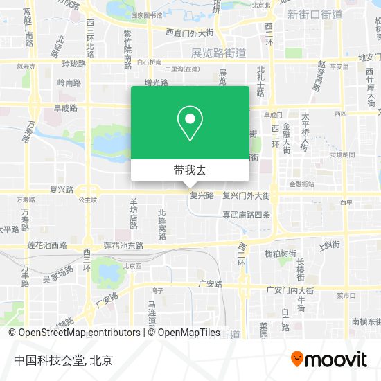 中国科技会堂地图
