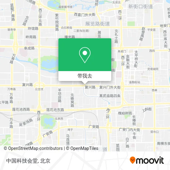 中国科技会堂地图