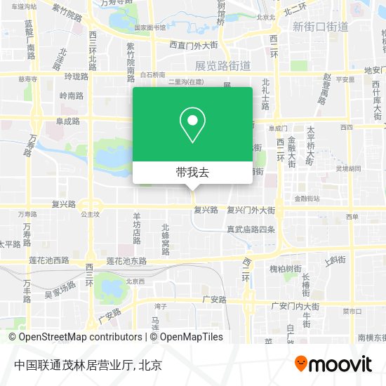 中国联通茂林居营业厅地图