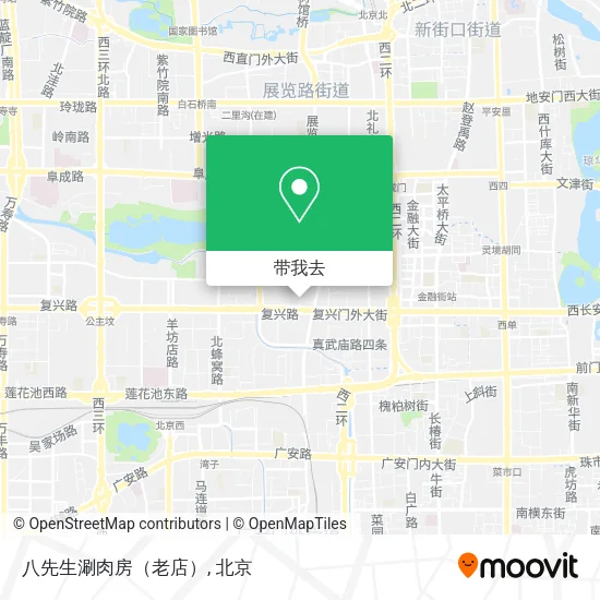 八先生涮肉房（老店）地图