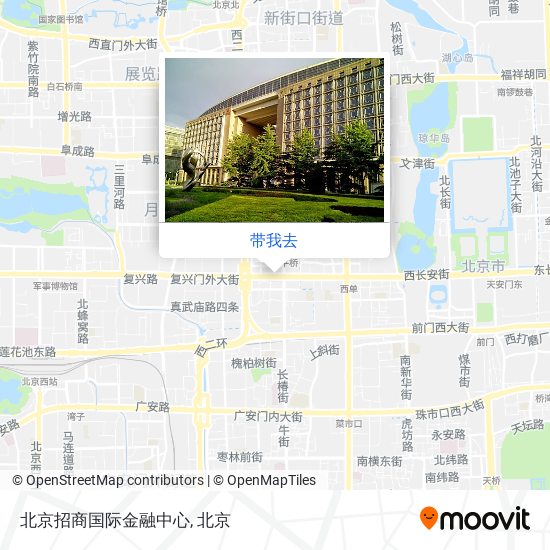北京招商国际金融中心地图