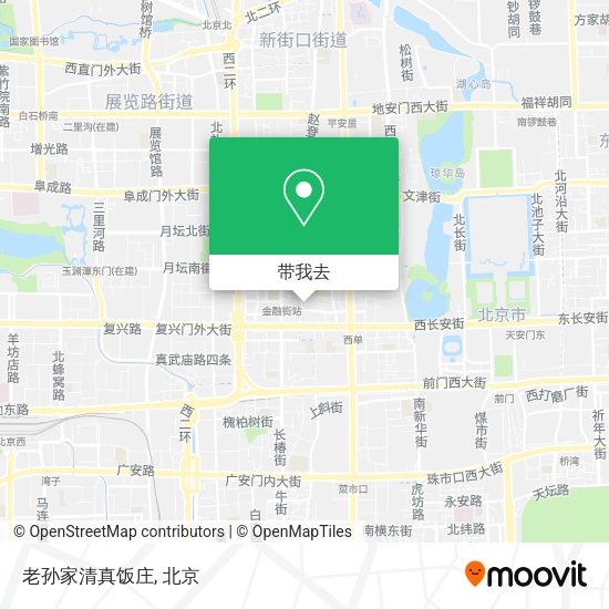 老孙家清真饭庄地图
