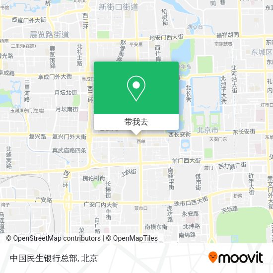 中国民生银行总部地图