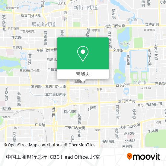 中国工商银行总行 ICBC Head Office地图