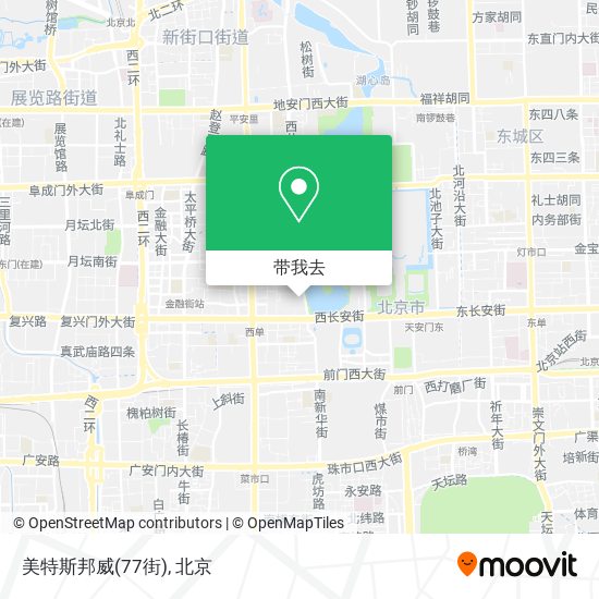 美特斯邦威(77街)地图