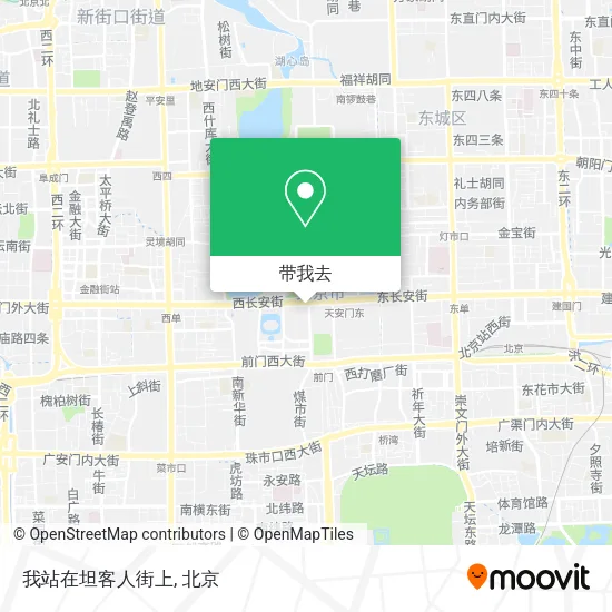 我站在坦客人街上地图