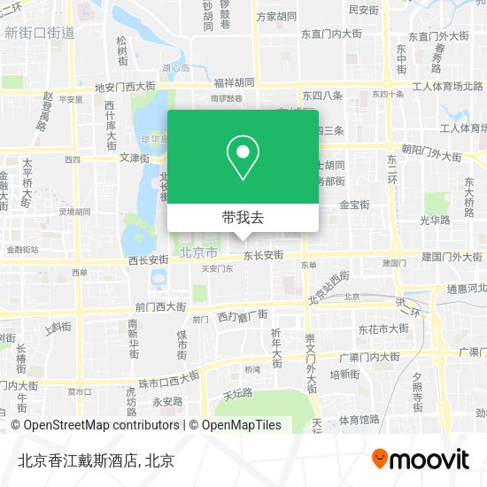北京香江戴斯酒店地图