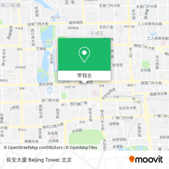 長安大廈 Beijing Tower地图