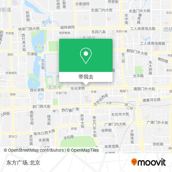东方广场地图