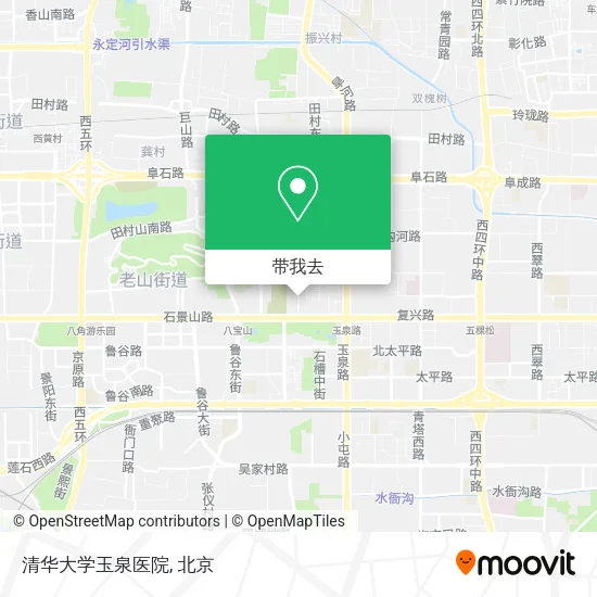 清华大学玉泉医院地图