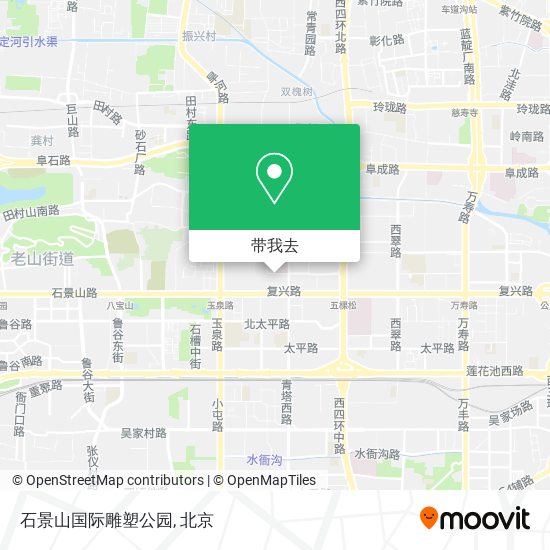 石景山国际雕塑公园地图