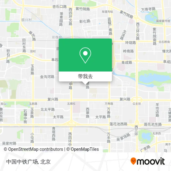 中国中铁广场地图