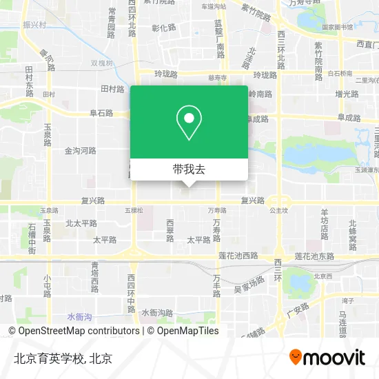 北京育英学校地图