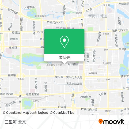 三里河地图