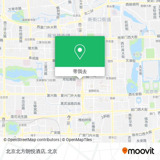 北京北方朗悦酒店地图