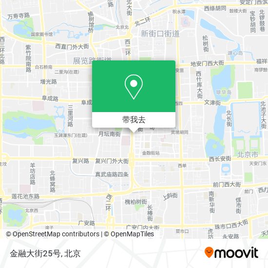 金融大街25号地图