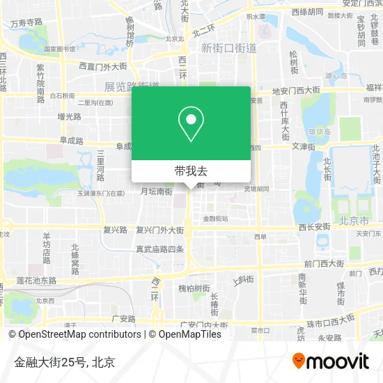 金融大街25号地图