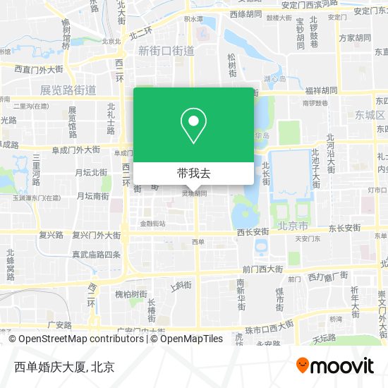 西单婚庆大厦地图
