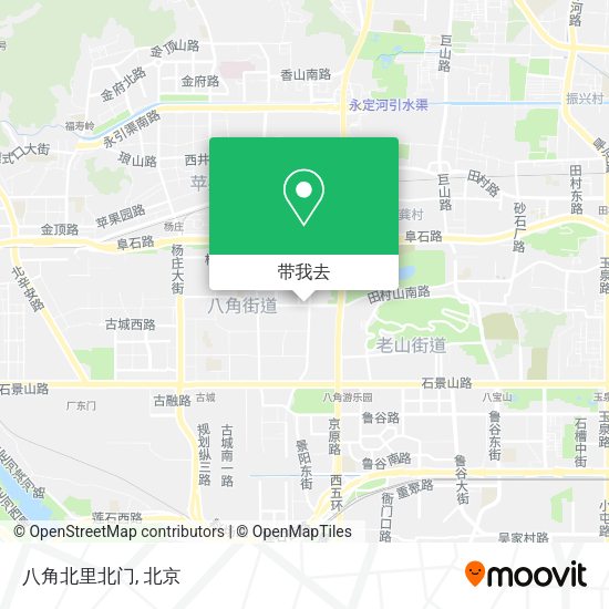 八角北里北门地图