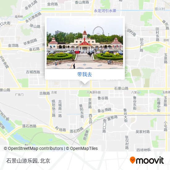 石景山游乐园地图