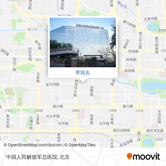 中国人民解放军总医院地图