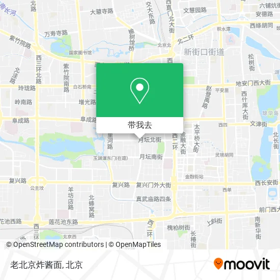 老北京炸酱面地图