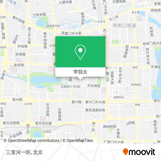 三里河一区地图