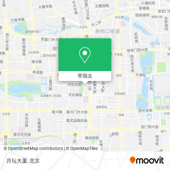 月坛大厦地图