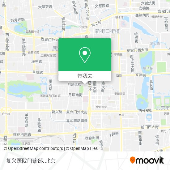复兴医院门诊部地图