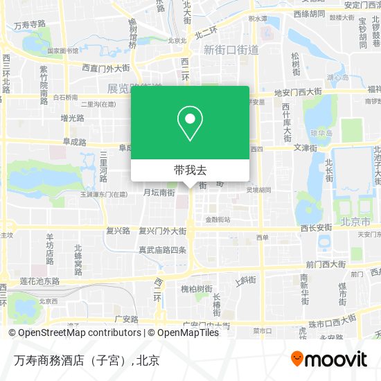 万寿商務酒店（子宮）地图
