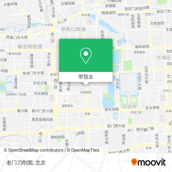 老门刀削面地图