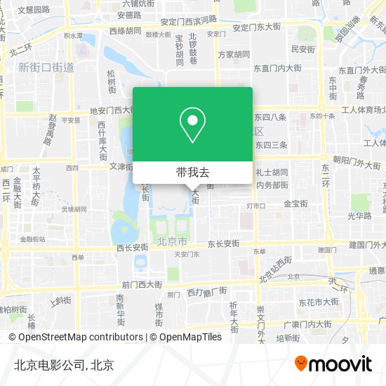 北京电影公司地图