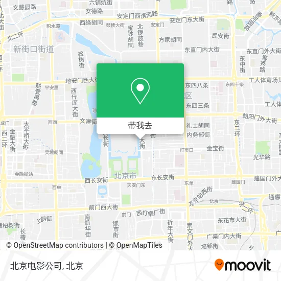 北京电影公司地图