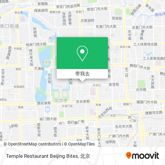 Temple Restaurant Beijing Bites地图