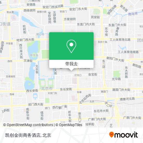 凯创金街商务酒店地图