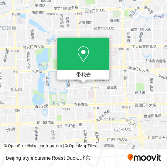 beijing style cuisine Roast Duck地图