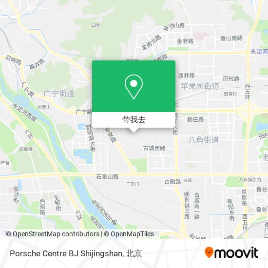 Porsche Centre BJ Shijingshan地图
