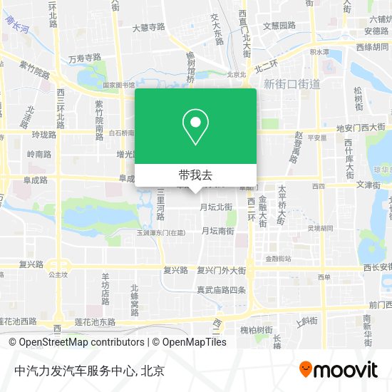 中汽力发汽车服务中心地图