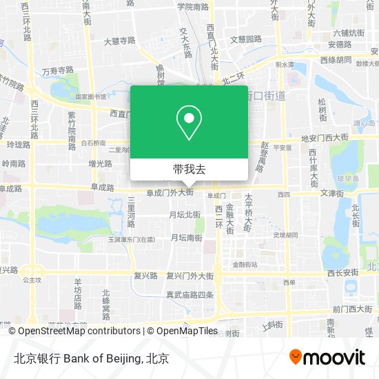 北京银行 Bank of Beijing地图