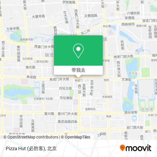 Pizza Hut (必胜客)地图