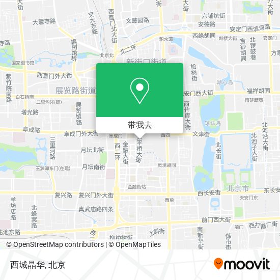 西城晶华地图