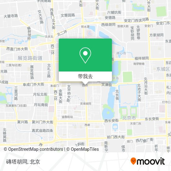 磚塔胡同地图