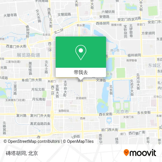 磚塔胡同地图