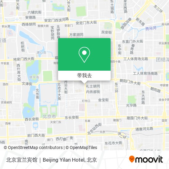 北京宜兰宾馆｜Beijing Yilan Hotel地图