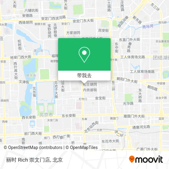 丽时 Rich 崇文门店地图