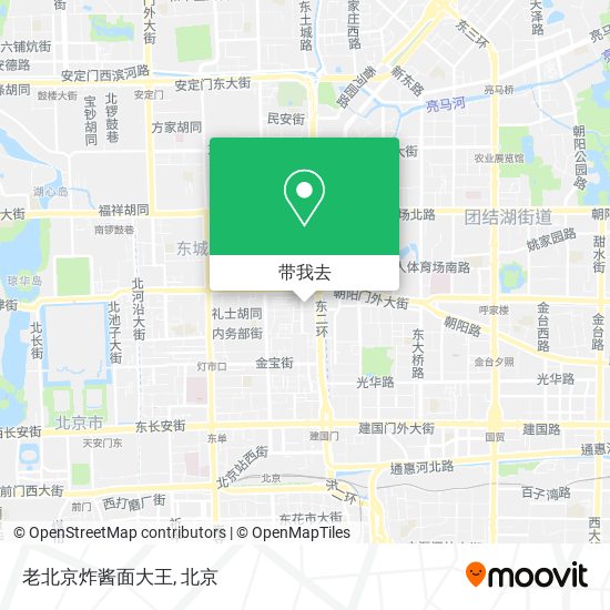 老北京炸酱面大王地图